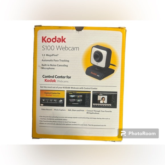 NIB Kodak S101 1.3mp Webcam With Built-in Microphone Webcam - Picture 2 of 2